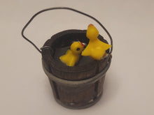 Load image into Gallery viewer, Ducklings in Wooden Bucket
