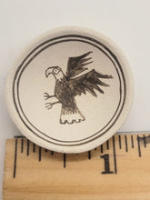 Load image into Gallery viewer, Dollhouse Miniature ~ 1:12 Scale, Terracotta Plate with Eagle Painting – Signed
