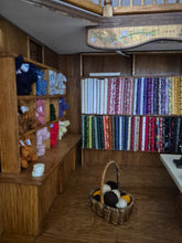Load image into Gallery viewer, 'Busy Hands Needlework - Weevings Supplies' Fabric Store Dollhouse
