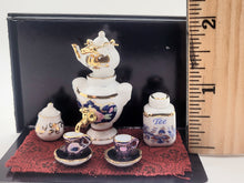 Load image into Gallery viewer, Dollhouse Miniature ~ 1:12 Scale, 5pc Tea Set by Reutter Porcelain
