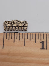 Load image into Gallery viewer, Dollhouse Miniature ~ 1:12 Scale, Reutter Porcelain Metal Mirror and Hair Comb 2pc Set
