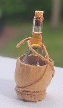 Load image into Gallery viewer, Chianti Glass Bottle with Liquid
