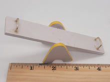 Load image into Gallery viewer, Yellow and White Wooden Teeter-Totter
