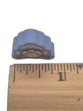 Load image into Gallery viewer, Carol Pongracic – Blue Porcelain Clock w/ White Accents
