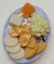 Load image into Gallery viewer, Cheese and Cracker Tray with Grapes
