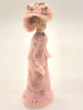 Load image into Gallery viewer, Elegant Woman in Pink Dress and Hat Doll
