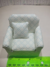 Load image into Gallery viewer, 2pc White &amp; Blue Polka Dot with Pillows
