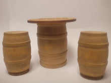 Load image into Gallery viewer, &#39;Beer&#39; Engraved Barrel Table &amp; Seats
