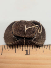 Load image into Gallery viewer, Dollhouse Miniature ~ 1:12 Scale, Brown Hide Cowboy Western Hat
