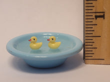 Load image into Gallery viewer, Rubber Ducks in Blue Wash Basin
