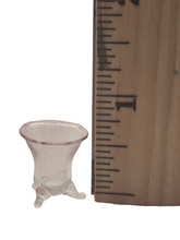 Load image into Gallery viewer, Glass Craft – Handblown Clear Glass Vase with Feet
