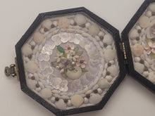 Load image into Gallery viewer, 2&quot; Sailor&#39;s Valentine - &#39;Be My Love&#39; with Assorted Shells and Flowers - by Pam Friend
