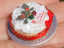 Load image into Gallery viewer, Christmas Cake with Red Bow
