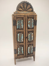 Load image into Gallery viewer, Dollhouse Miniature ~ 1:12 Scale, 4pc Southwest Bedroom Set - Bed, Rug, Dresser, Table
