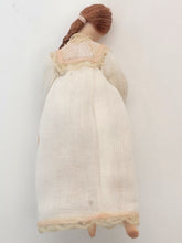 Load image into Gallery viewer, Handmade Doll with Braid and Linen Dress
