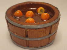 Load image into Gallery viewer, Wooden Bucket with Bobbing for Apples - Red
