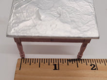 Load image into Gallery viewer, Foil-Covered Wooden Table
