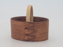 Load image into Gallery viewer, Al Chandronnait – Oval Wooden Basket with Handle
