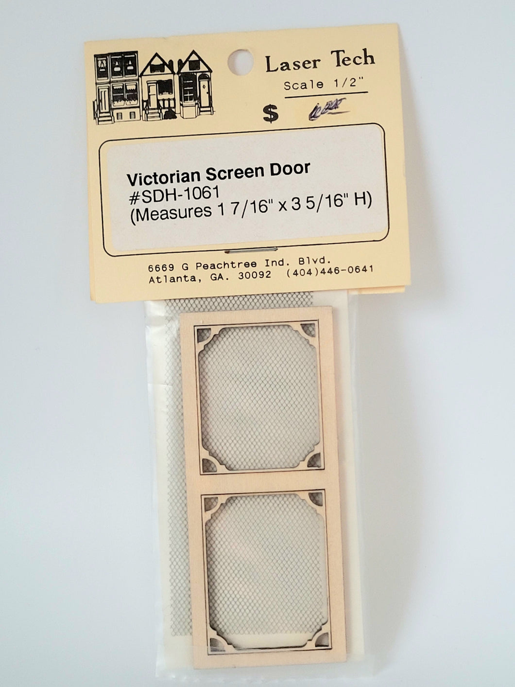 Laser Tech Victorian Screen Door - #SDH-1061
