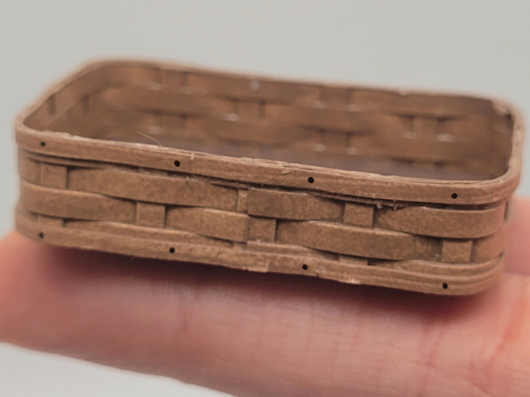 Al Chandronnait - Shallow Woven Rectangular Basket