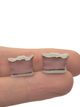 Load image into Gallery viewer, Ron Benson – Pair of Potted Plant Holders Glazed Porcelain
