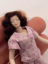 Load image into Gallery viewer, Handmade Female Doll in Pink Pajamas
