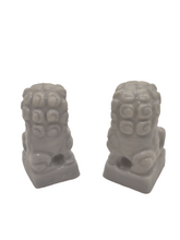 Load image into Gallery viewer, Vince Stapleton – 2pc Porcelain Lion Statues

