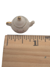 Load image into Gallery viewer, Nancy Duden – 3pc Porcelain Tea Set with Pot, Sugar Jar, and Milk Pitcher
