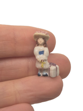 Load image into Gallery viewer, Ron Benson ‐ Porcelain School Girl Figurine with Luggage
