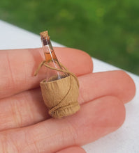 Load image into Gallery viewer, Chianti Glass Bottle with Liquid
