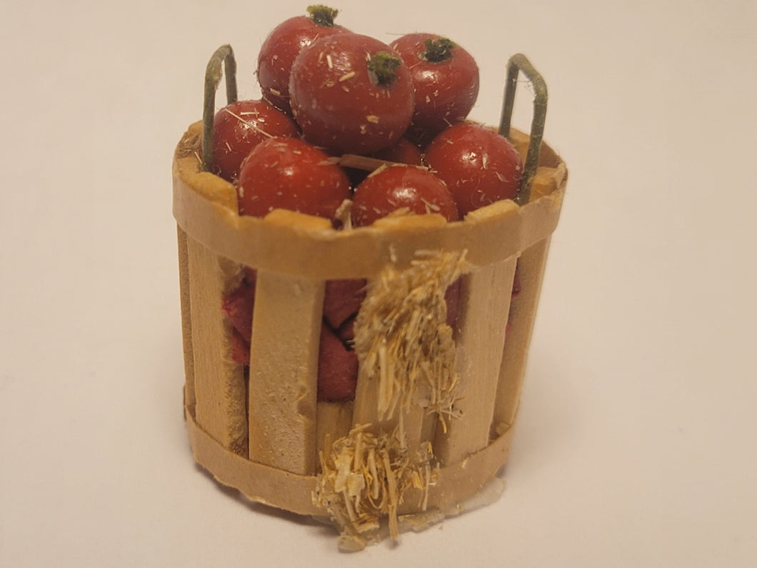 Apples in Wooden Basket