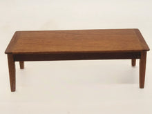 Load image into Gallery viewer, Dollhouse Miniature ~ 1:24 Scale, Wooden Coffee Table - Signed BED
