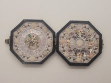 Load image into Gallery viewer, 2&quot; Sailor&#39;s Valentine - &#39;Be My Love&#39; with Assorted Shells and Flowers - by Pam Friend
