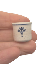 Load image into Gallery viewer, James Clark – Blue Leaf Pattern Crock

