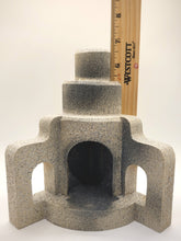 Load image into Gallery viewer, Dollhouse Miniature ~ 1:12 Scale, Wooden Fireplace Made to Look like Stone
