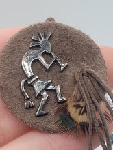 Load image into Gallery viewer, Dollhouse Miniature ~ 1:12 Scale, Leather Wall-Hanging Native American Art Piece
