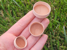 Load image into Gallery viewer, Al Chandronnait – Round Wooden 3 Stacking Bowls
