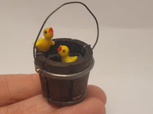 Load image into Gallery viewer, Ducklings in Wooden Bucket

