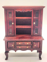 Load image into Gallery viewer, Dollhouse Miniature ~ 1:24 Scale, R.O.C. Cherry Curio-Cabinet
