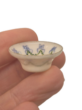 Load image into Gallery viewer, Ron Benson – Floral Blue Bows &amp; Garland Painted Porcelain Bowl
