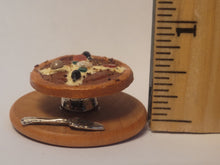 Load image into Gallery viewer, Pizza with Server on Wooden Board
