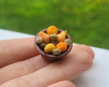 Load image into Gallery viewer, Fruit Bowl with Pear, Orange, and Walnuts
