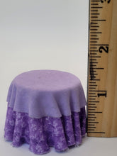Load image into Gallery viewer, Handmade Purple Fabric Table and Chairs Set

