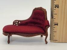 Load image into Gallery viewer, Handmade Regal Red Fainting Couch and 2 Chairs
