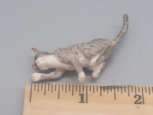 Load image into Gallery viewer, Resin Grey Tabby Cat Pawing

