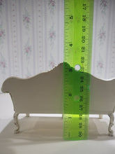 Load image into Gallery viewer, Hannison Formal 4 Piece Green &amp; White Hand Painted Living Room Couch , Chair, Coffee, Side Table Set
