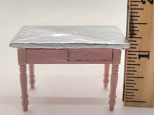 Load image into Gallery viewer, Foil-Covered Wooden Table
