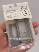 Load image into Gallery viewer, Dollhouse Miniature ~ 1:48 Scale, Grandt Line #3605 Oval Window Residence Door
