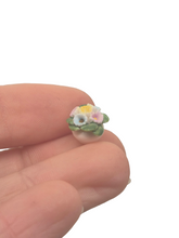 Load image into Gallery viewer, Anne Daulton – Small Porcelain Multi-Colored Flower Bouqet in White Pot

