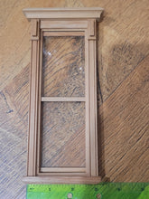 Load image into Gallery viewer, Dollhouse Miniature ~ 1:12 Scale, Tall Narrow Working Window with Straight Pediment
